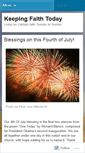 Mobile Screenshot of keepingfaithtoday.com